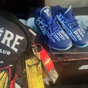 Nike Blue and White Athletic Shoes